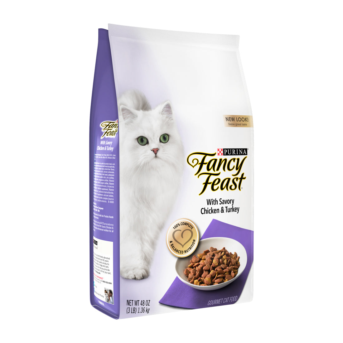 Fancy feast gourmet hot sale dry cat food