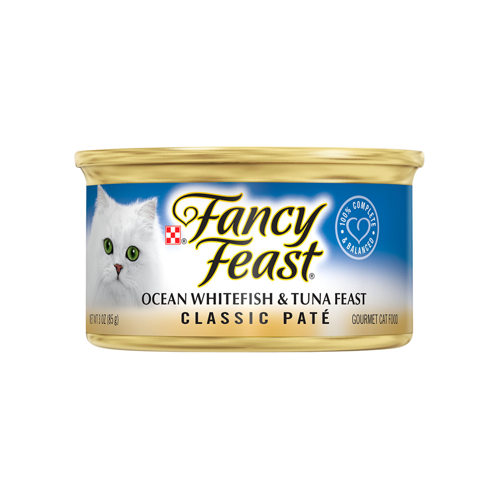 Fancy Feast Classic Ocean Whitefish and Tuna Feast 85g