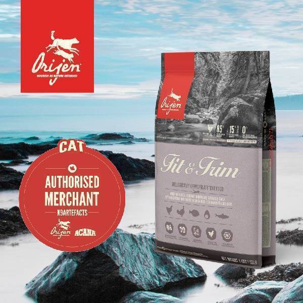 Orijen Whole Prey Diet Fit & Trim Formula Dry Cat Food 5.4kg