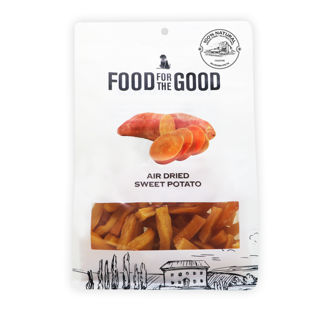Food For The Good Dog & Cat Treats Air Dried Sweet Potato 600g