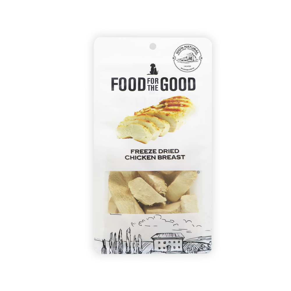 Food For The Good Dog & Cat Treats Freeze Dried Chicken Breast 70g