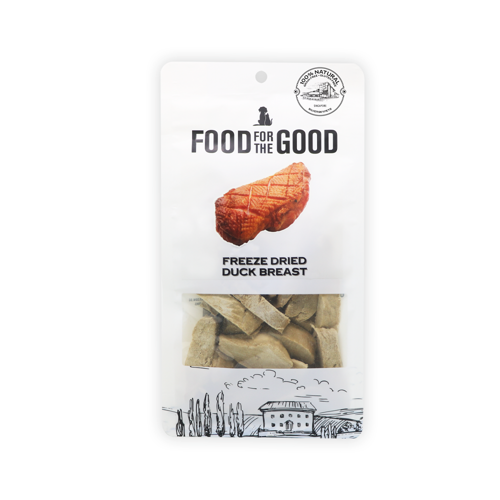 Food For The Good Dog & Cat Treats Freeze Dried Duck Breast 70g