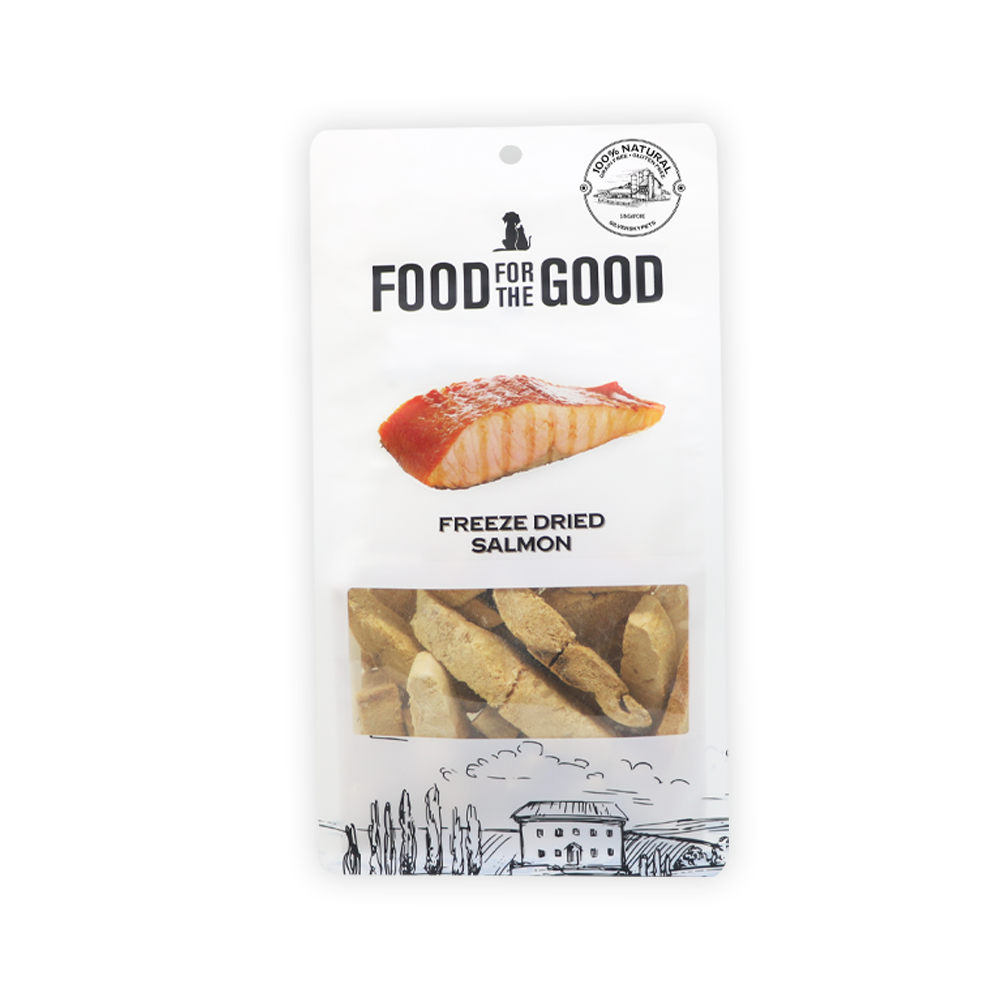 Food For The Good Dog & Cat Treats Freeze Dried Salmon 50g