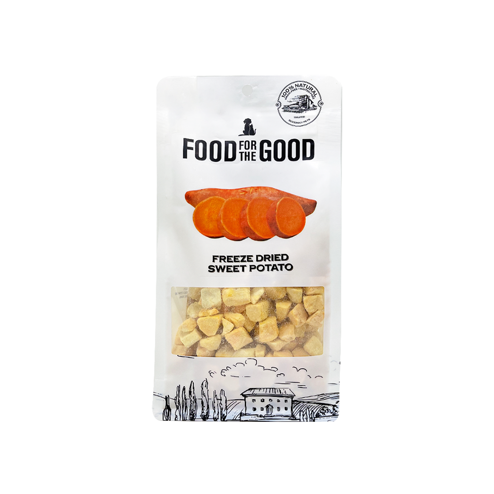 Food For The Good Dog & Cat Treats Freeze Dried Orange Sweet Potato 100g