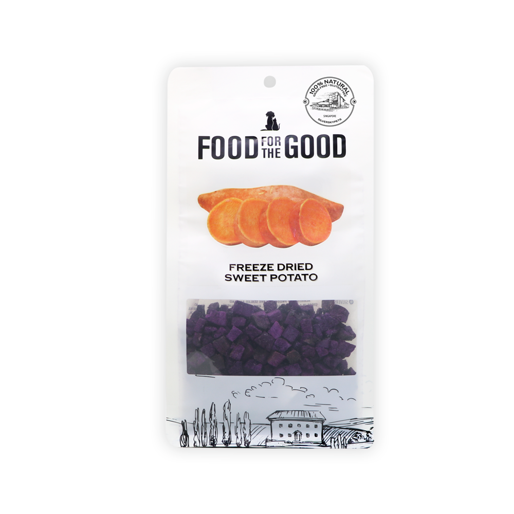 Freeze dried sweet potato dog clearance treats