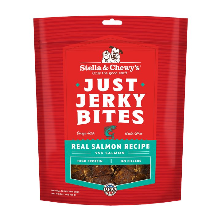 Stella & Chewy's Dog Treat Just Jerky Bites Real Salmon 6oz