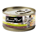 Fussie Cat Black Label Tuna with Clams in Aspic 80g