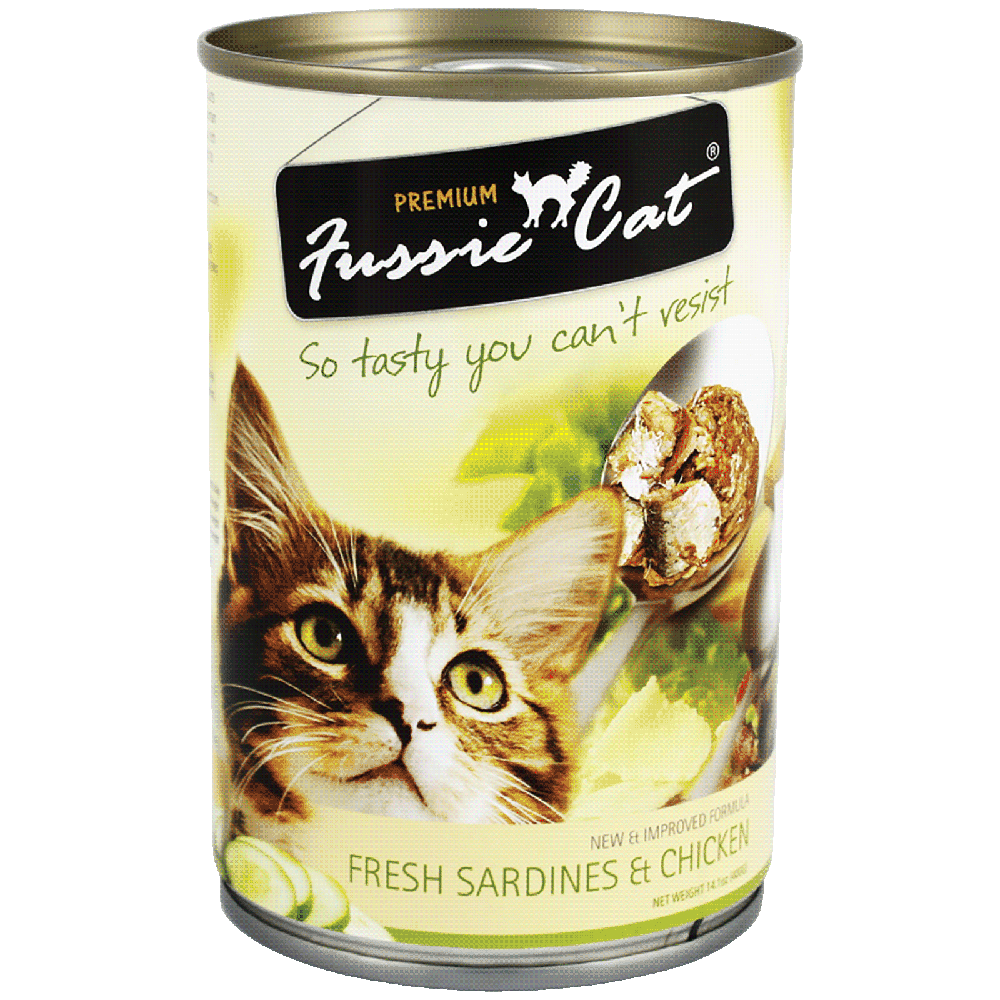 Fussie Cat Fresh Sardine & Chicken 400g
