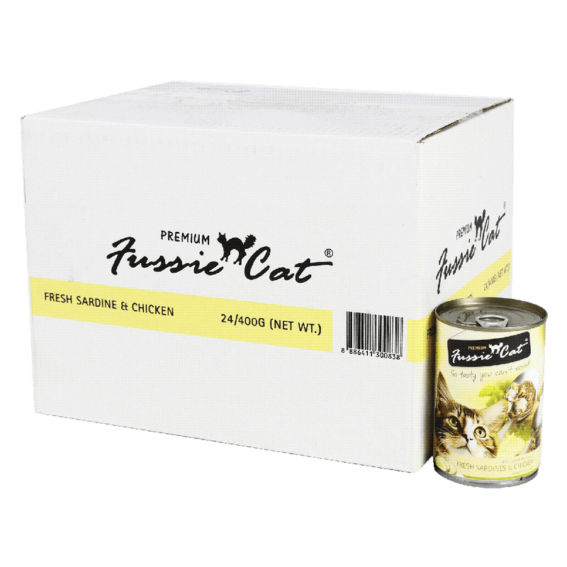 Fussie Cat Fresh Sardine & Chicken 400g