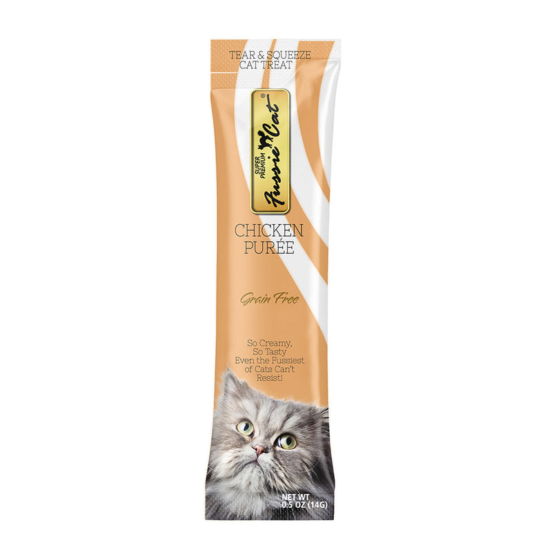 Fussie Cat Grain Free Treats Chicken Puree 56g