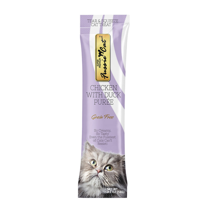 Fussie Cat Grain Free Treats Chicken with Duck Puree 56g