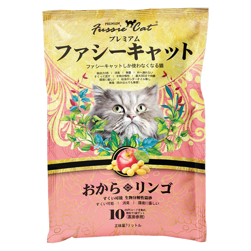 Fussie Cat Japanese Soybean Litter Apple 7L