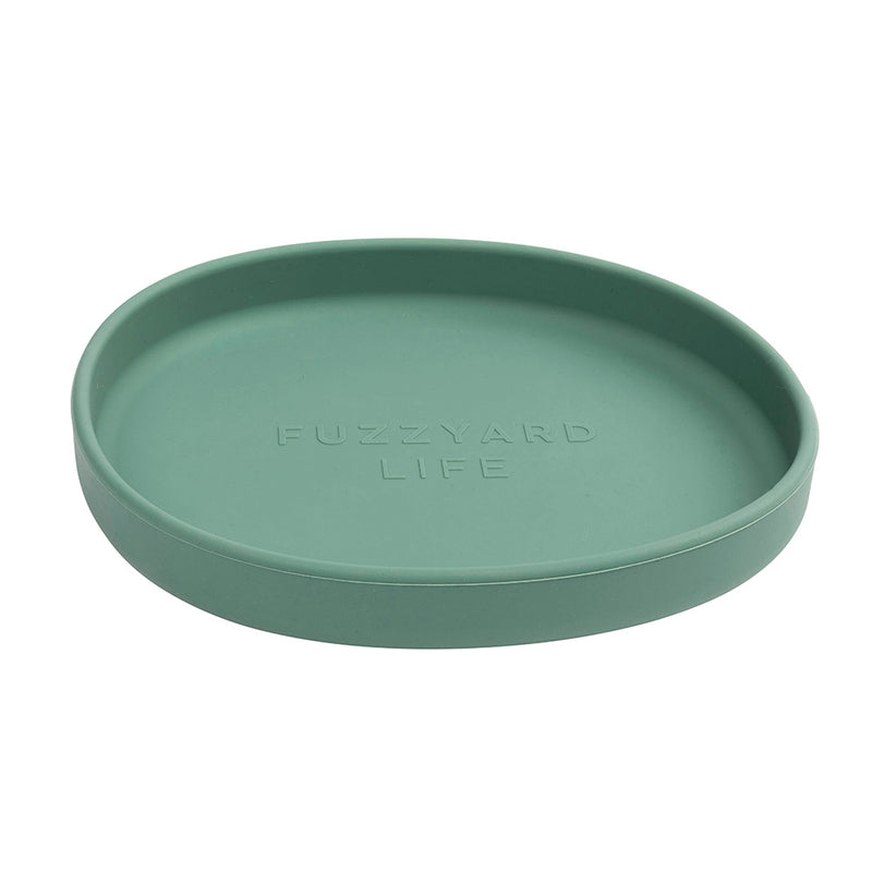 FuzzYard Cat Dish Silicone Myrtle Green