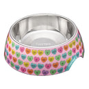 Fuzzyard Dog Bowl Melamine Candy Hearts M