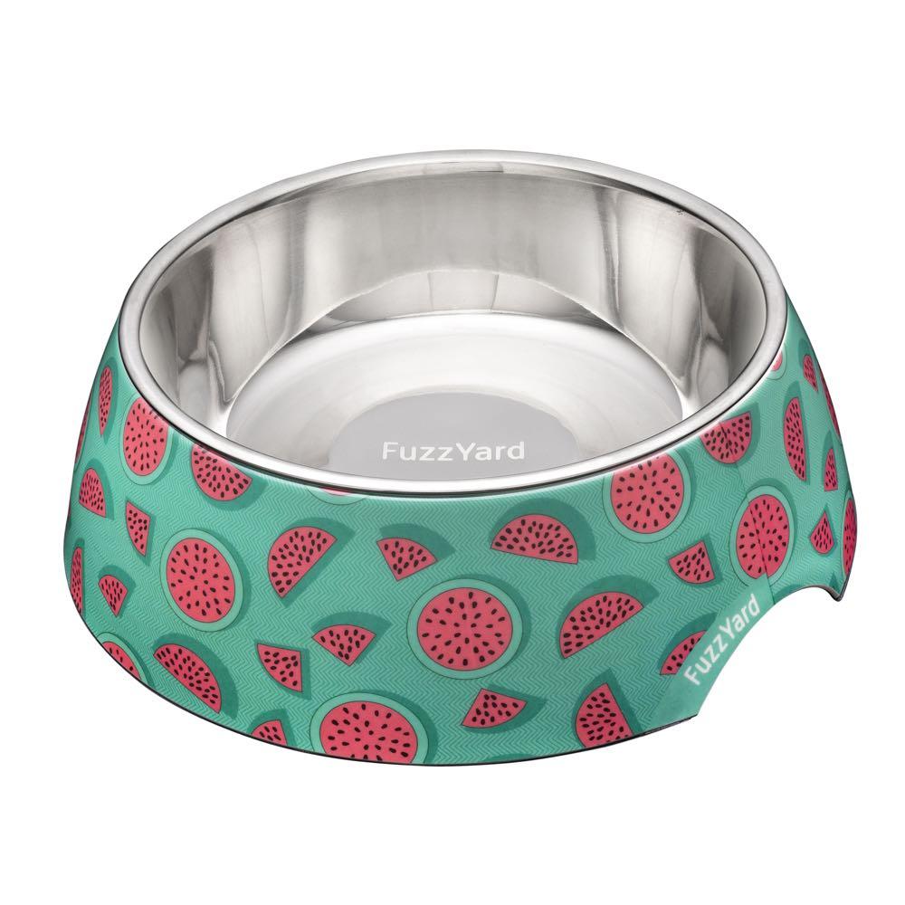 Fuzzyard Dog Bowl Melamine Summer Punch M