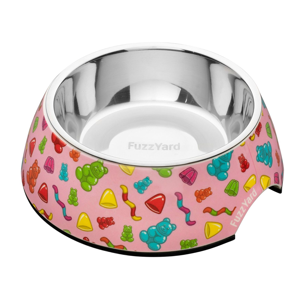 Fuzzyard Dog Bowl Melamine Jelly Bears S