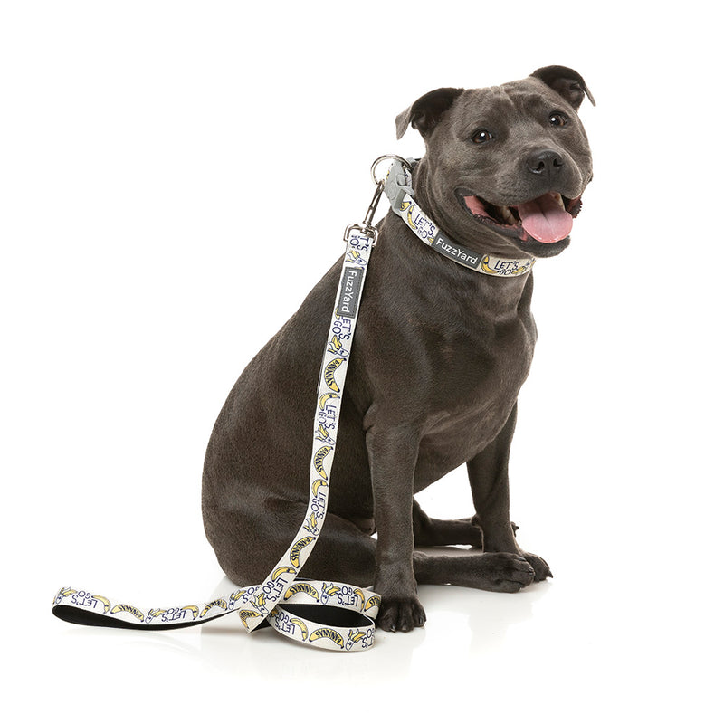 Fuzzyard Dog Lead Go Bananas L 2.5cm x 140cm