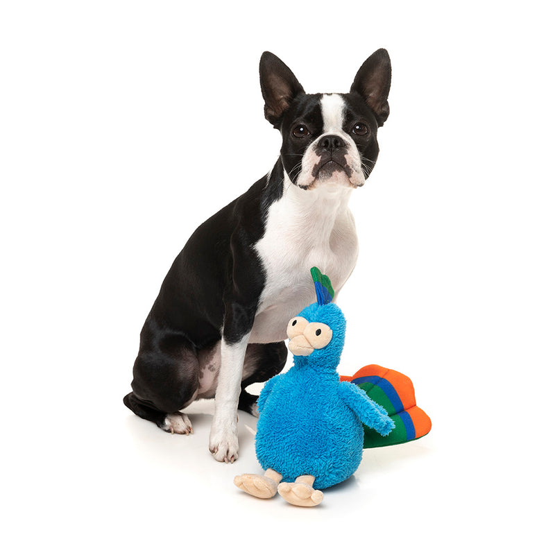 Fuzzyard Dog Plush Toy Showboat Peacock S