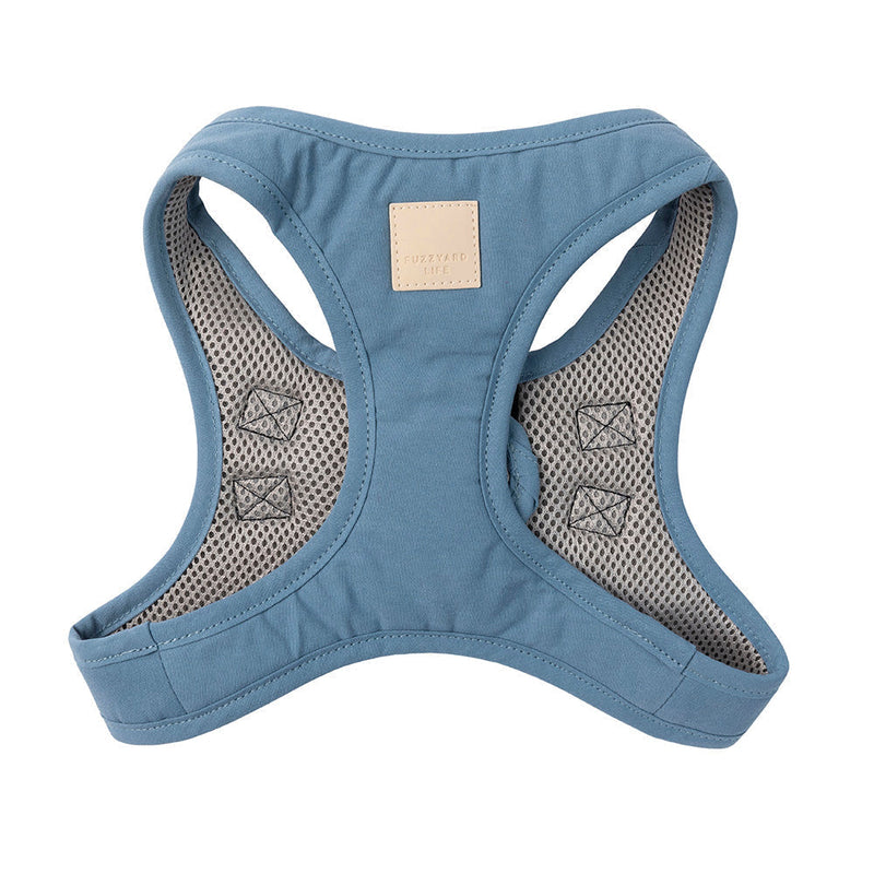 Fuzzyard Dog Step In Harness Life French Blue XL