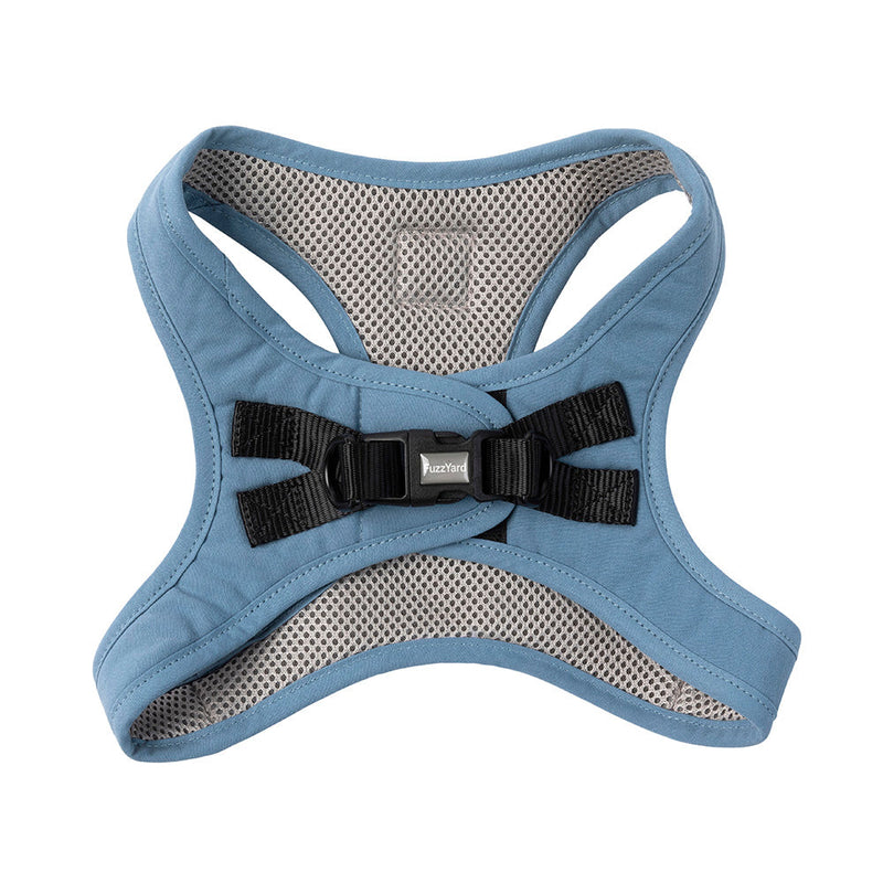 Fuzzyard Dog Step In Harness Life French Blue XS