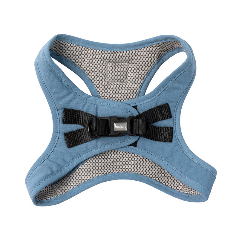 Fuzzyard Dog Step In Harness Life French Blue S