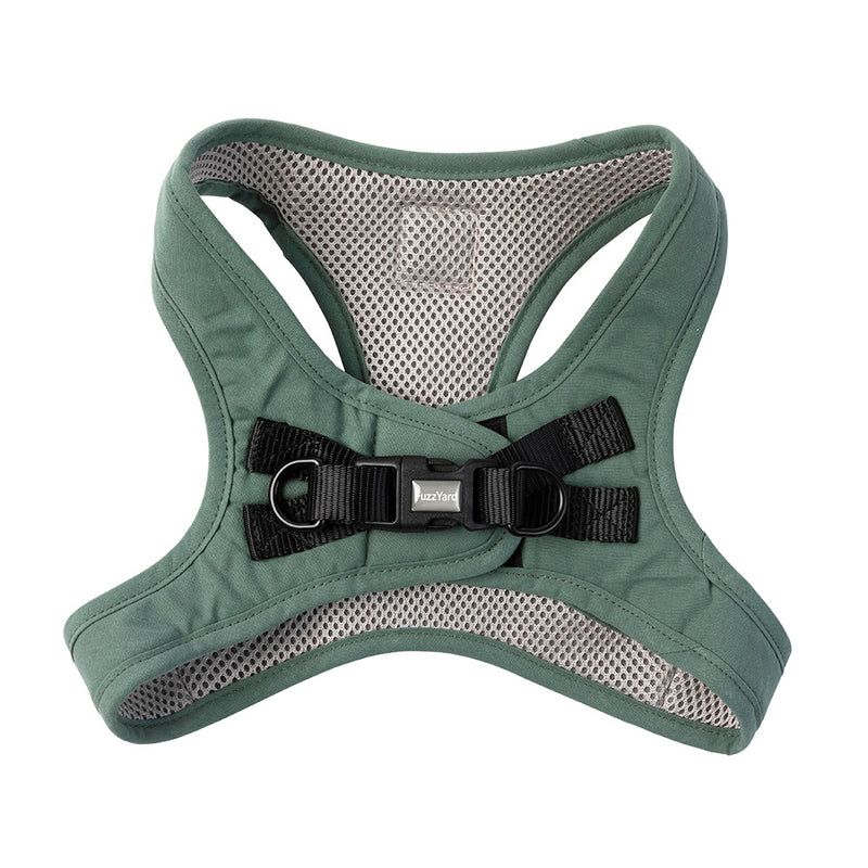 Fuzzyard Dog Step In Harness Life Myrtle Green XXS