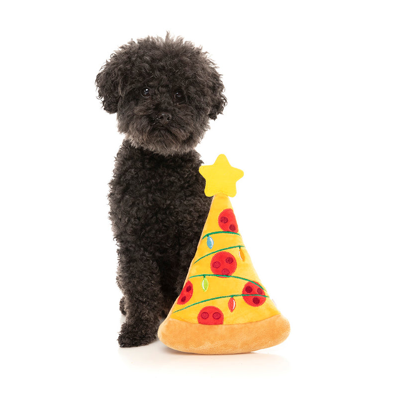 Fuzzyard Happy Howlidays Plush Dog Toy - Pizzamas Tree