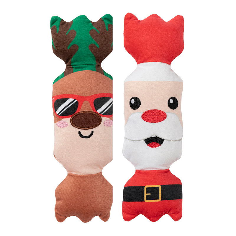 Fuzzyard Happy Howlidays Plush Dog Toy - Shake Your Bon Bons