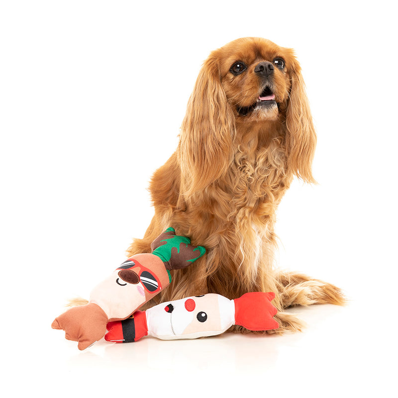 Fuzzyard Happy Howlidays Plush Dog Toy - Shake Your Bon Bons