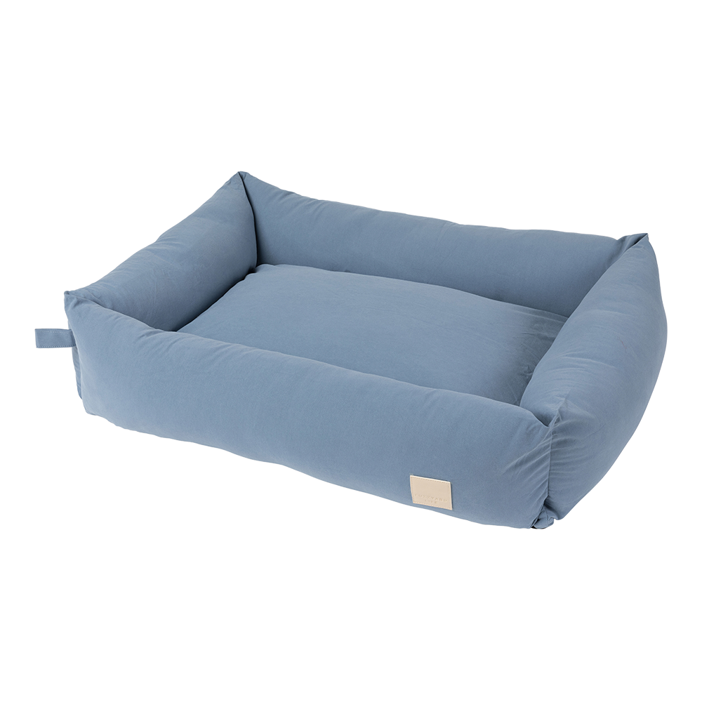 Fuzzyard Pet Bed Premium Lounge Life French Blue M