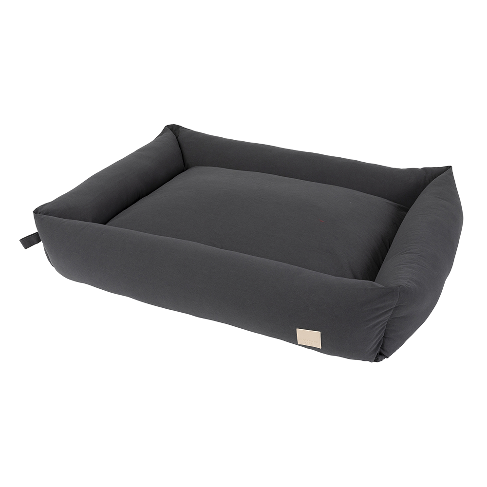 Fuzzyard Pet Bed Premium Lounge Life Slate Grey L