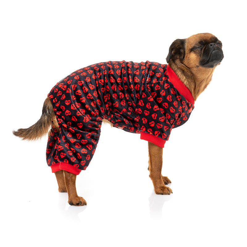 Fuzzyard Pet Pyjama - Heartbreaker Size 2