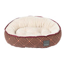 Fuzzyard Reversible Bed - Barcelona Maroon L 75cm x 80cm