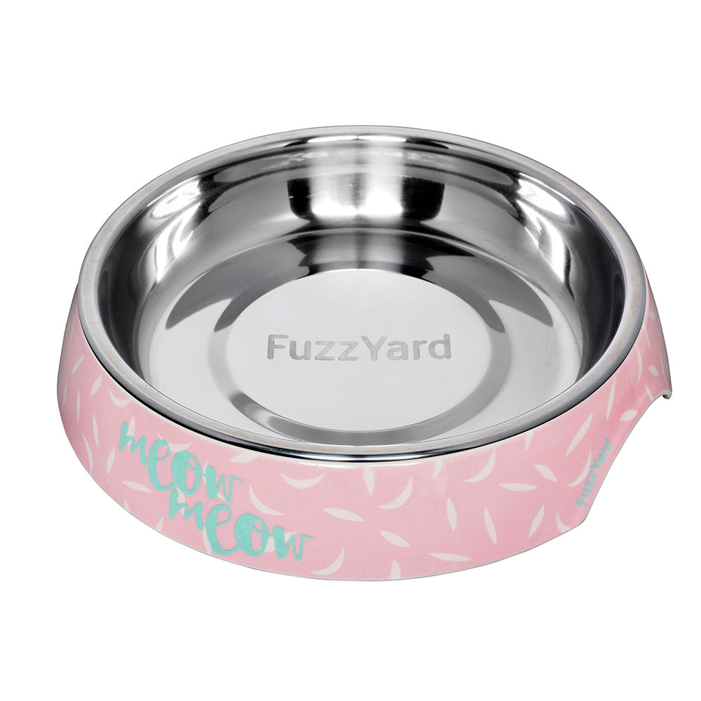 Fuzzyard Cat Bowl Melamine - Featherstorm Small