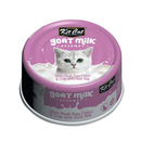 Kit Cat Goat Milk Gourmet White Meat Tuna Flakes & Crab 70g