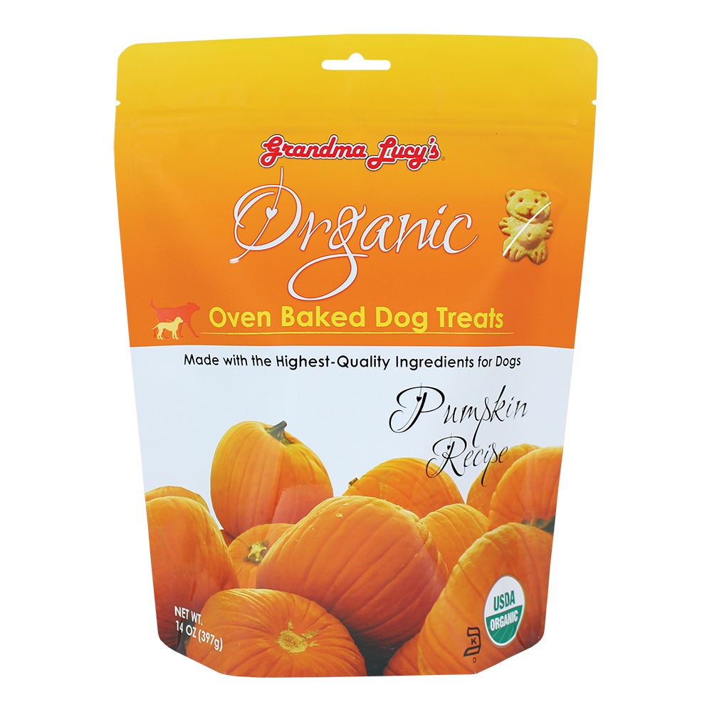 Grandma Lucy's Organic Oven Baked Dog Treats Pumpkin 14oz