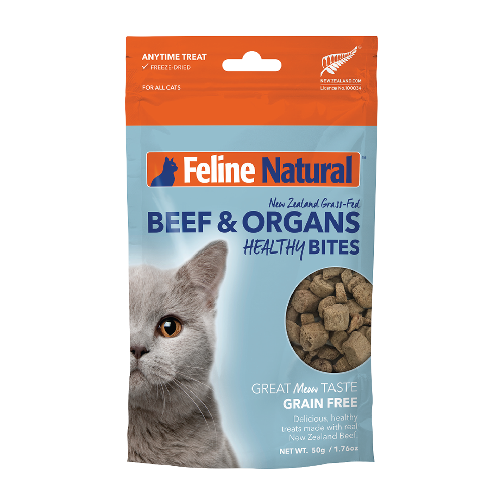 K9 Feline Natural Healthy Bites Beef & Organs 50g
