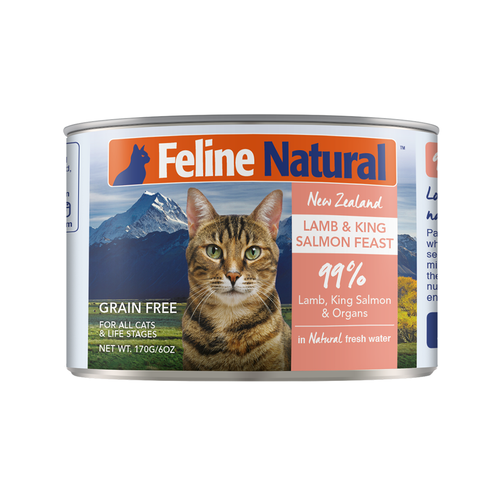 K9 Feline Natural Lamb & Salmon Feast 170g