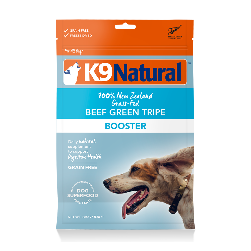 K9 Natural Dog Freeze Dried Beef Green Tripe Booster 250g