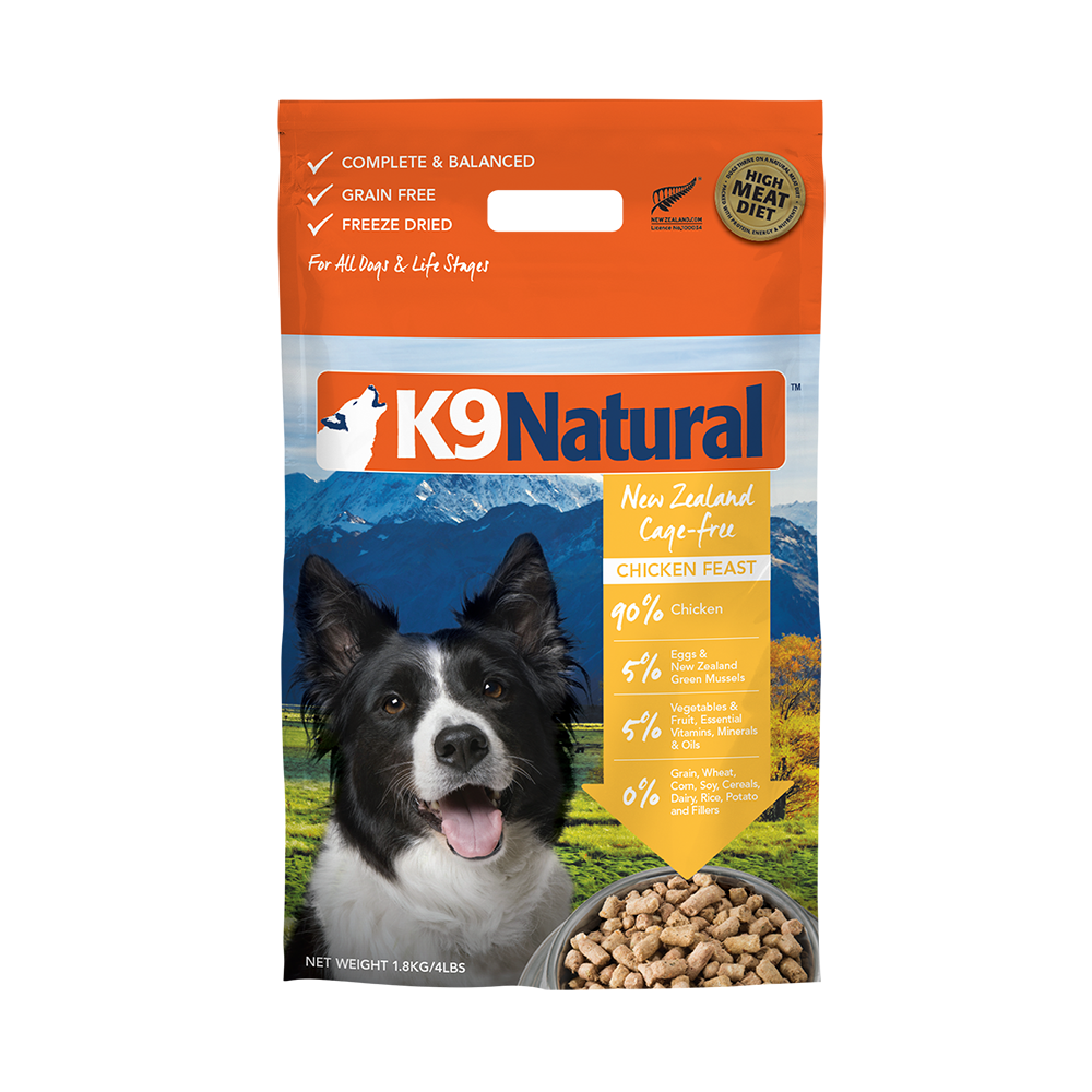 K9 Natural Dog Freeze Dried Chicken 1.8kg