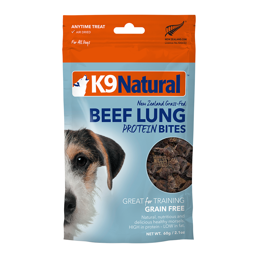 K9 Natural Dog Protein Bites Beef Lung 60g