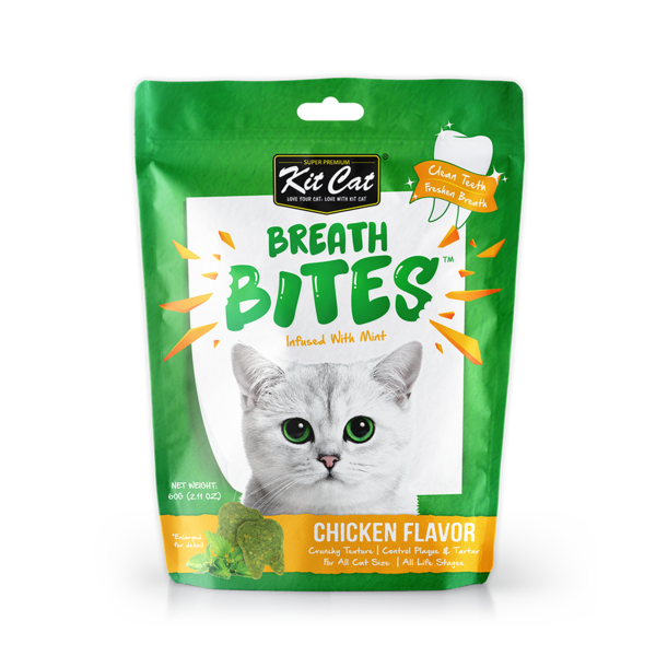 Kit Cat Breath Bites Chicken Cat Treats 60g