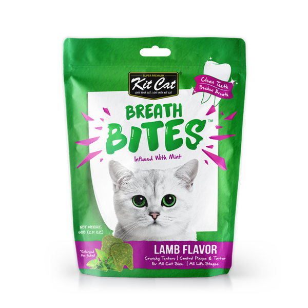 Kit Cat Breath Bites Lamb Cat Treats 60g