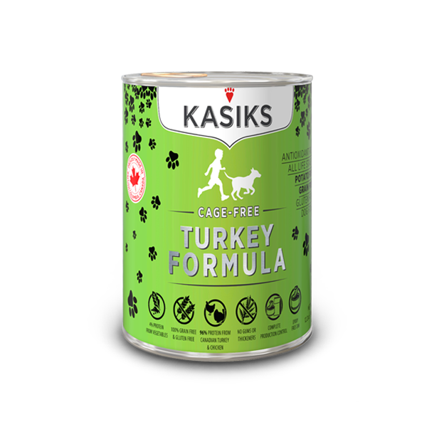 Kasiks Dog Cage Free Turkey Formula 12.2oz