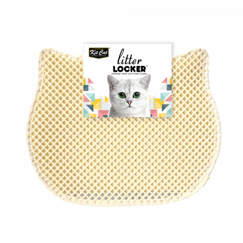 Kit Cat Double Layer Cat Litter Locker Mat Beige