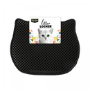 Kit Cat Double Layer Cat Litter Locker Mat Black