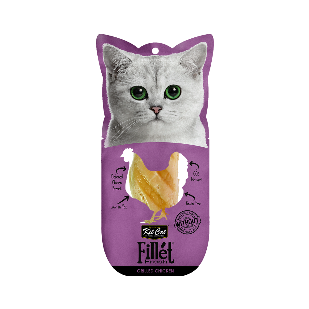 Kit Cat Fillet Fresh Grilled Chicken 30g