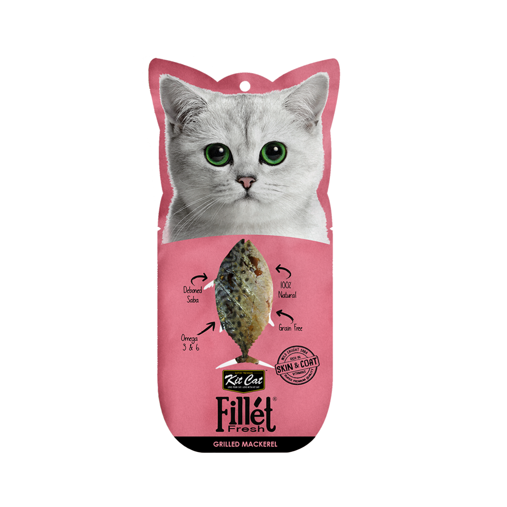 Kit Cat Fillet Fresh Grilled Mackerel 30g
