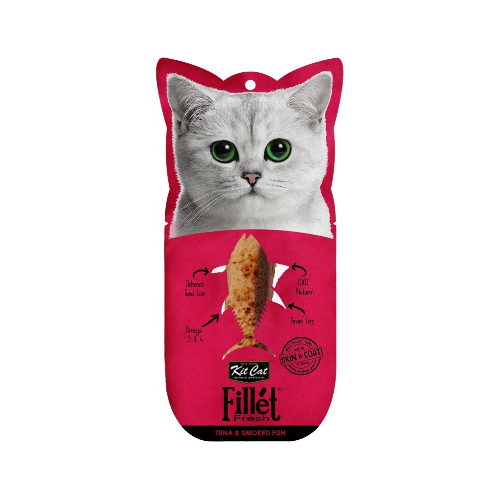 Kit Cat Fillet Fresh Tuna and Smoked Fish 30g