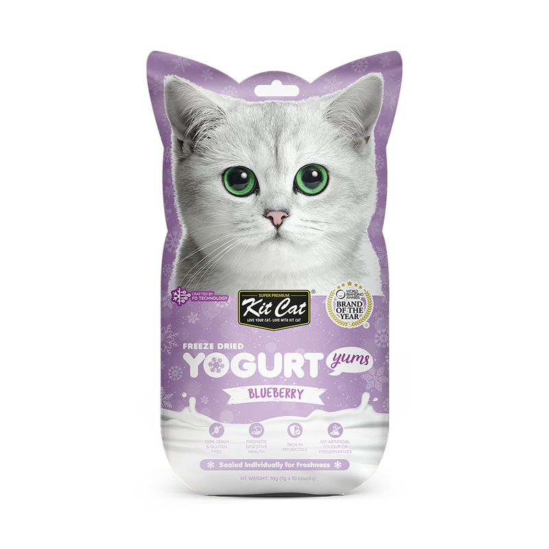 KitCat Cat Freeze-Dried Yogurt Yums Blueberry 10g (1g x 10)